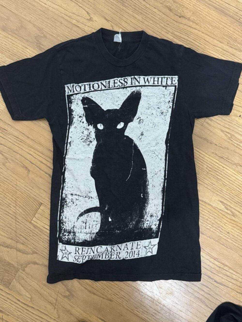 Vintage Motionless In White 2014 Sphynx Reincarnate shirt